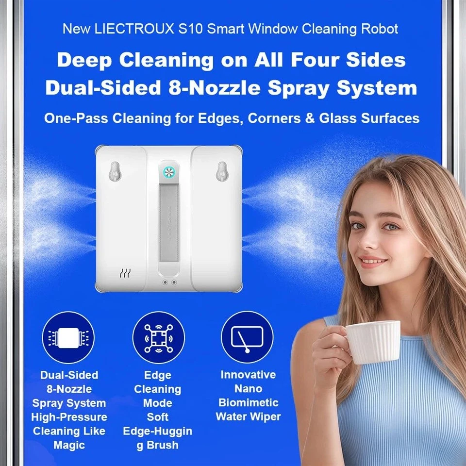 Water Spray Window Cleaning Robot